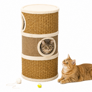 Arranhador Para Gatos Chalesco - Toca 3 Andares